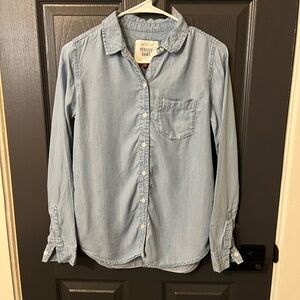 Light Blue Button-Up Shirt